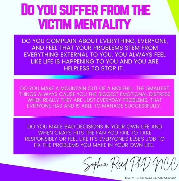 victime mentality quote