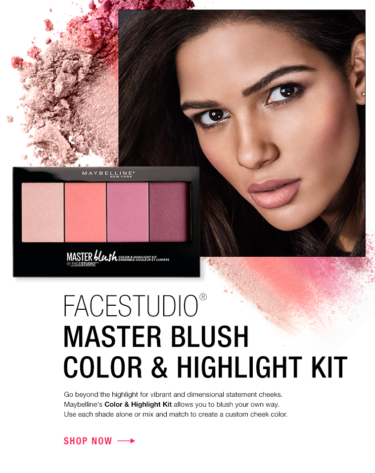 maybellined highlight blush set