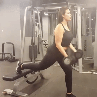 ashly grahm working out