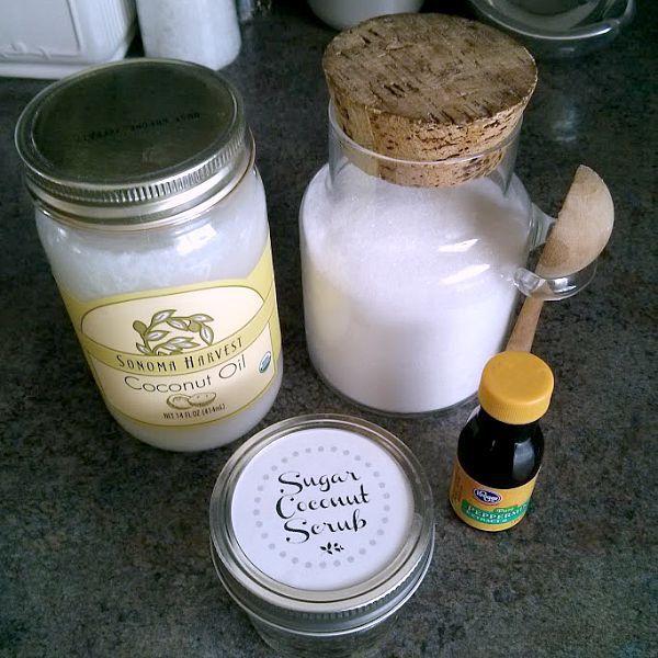 Body Scrub Recipe 1 Coconut Oil Sugar Scrub