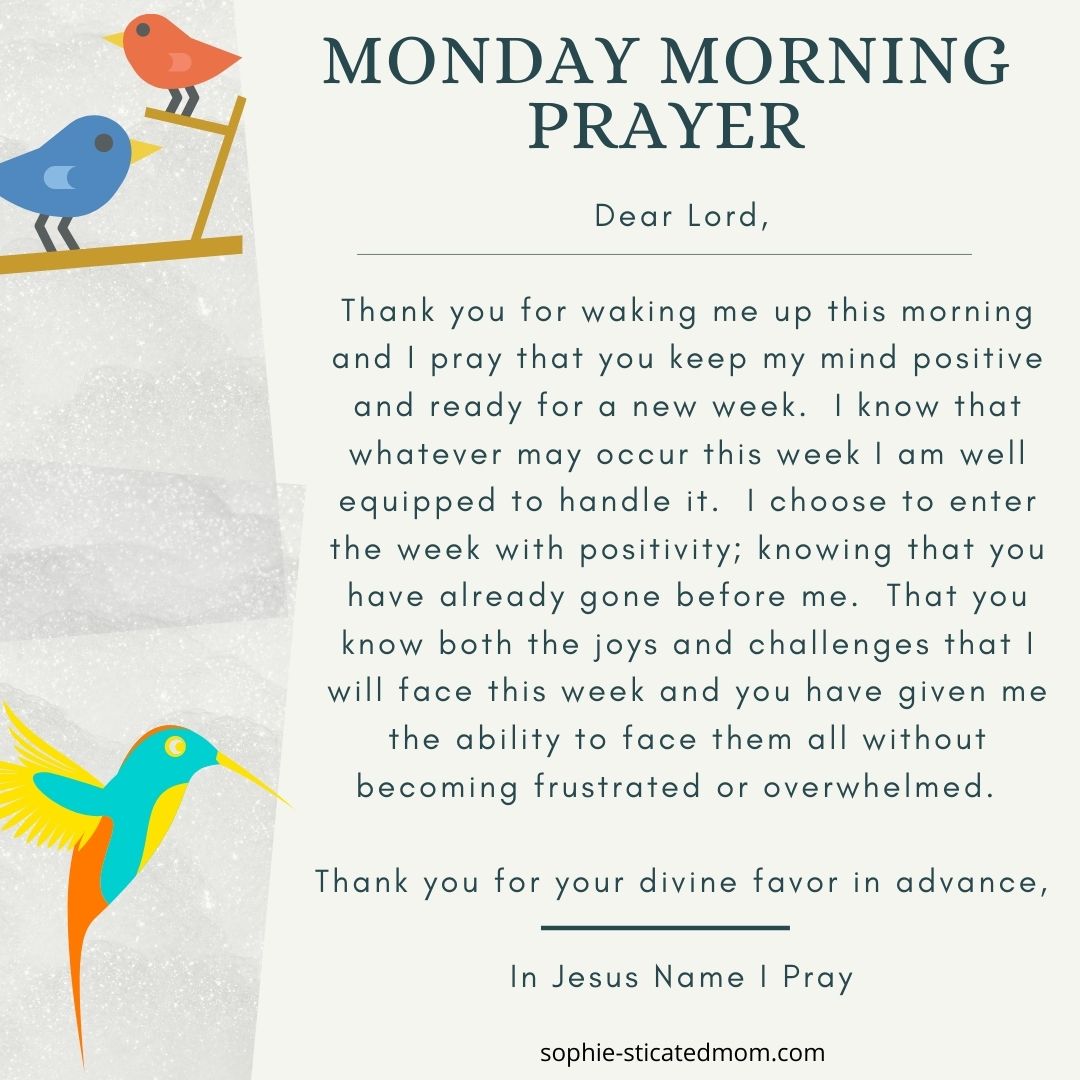 Monday Prayer