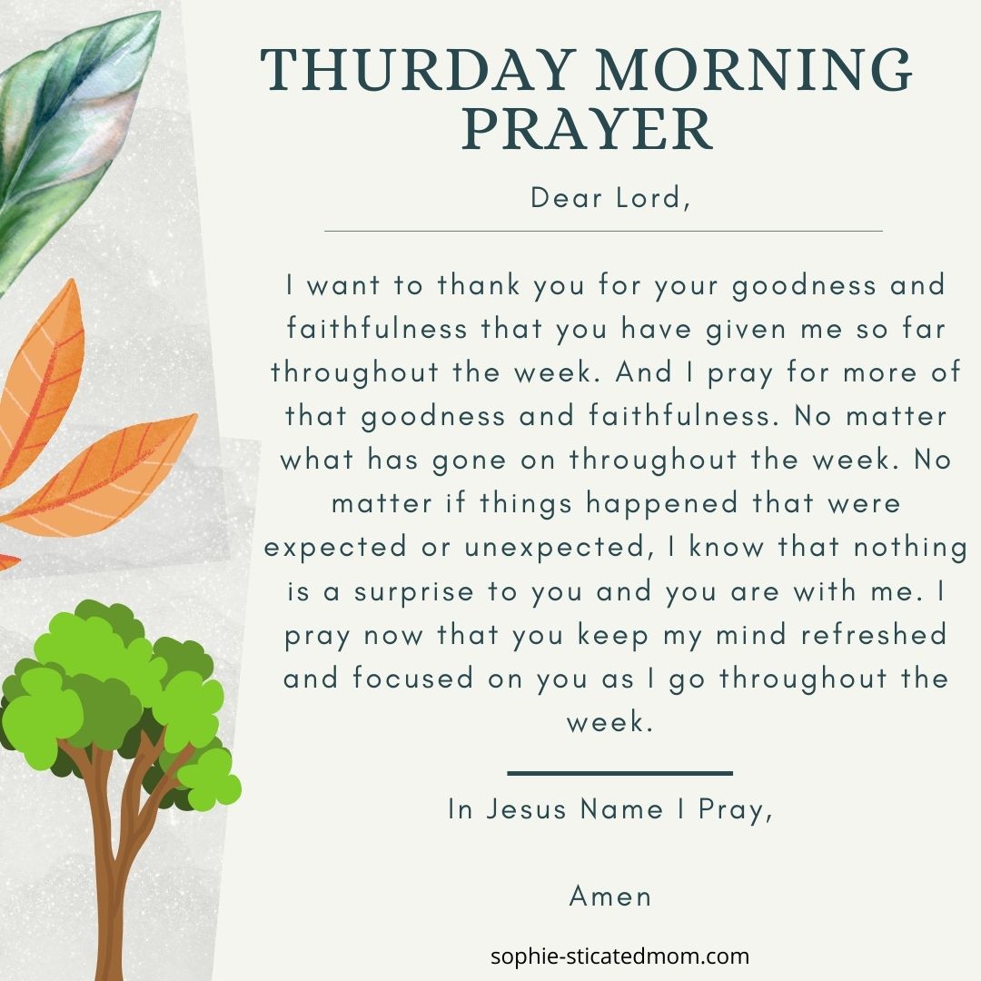 thurs Prayer